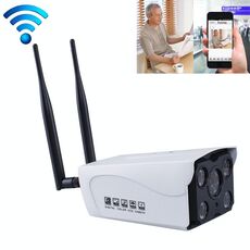 J-02100 Telecamera IP WiFi Smart Wireless Dual Antenna 1.0MP, supporto visione notturna a infrarossi e scheda TF (64 GB max)