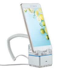 Allarme antifurto antifurto di alta qualità per smartphone (bianco)