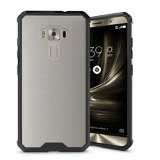 Per Asus ZenFone 3 ZE552KL Custodia protettiva per armatura in acrilico + TPU trasparente (nera)