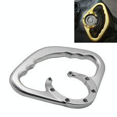 Corrimano serbatoio carburante CNC modificato MT07 Corrimano tappo serbatoio carburante universale MT09 per serie Yamaha (bianco)