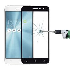Per Asus ZenFone 3 / ZE520KL 0.26mm 9H Durezza superficiale Pellicola a schermo intero in vetro temperato colorato a prova di esplosione (nero)