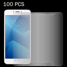 100 PCS per Meizu M5 Note 0.26mm 9H Durezza superficiale 2.5D Pellicola per schermo in vetro temperato antideflagrante