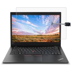 Pellicola in vetro temperato a schermo intero con durezza superficiale da 0,4 mm 9H per Lenovo ThinkPad L480 da 14 pollici