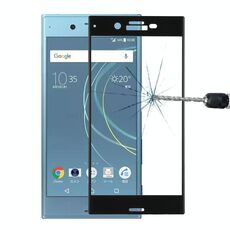 Per Sony Xperia XZs 0,33 mm 9H Durezza superficiale Protezione schermo in vetro temperato a schermo intero curvo 3D (nero)