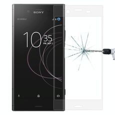 Per Sony Xperia XZ1 0.26mm 9H Durezza superficiale 3D Protezione schermo in vetro temperato a schermo intero (trasparente)