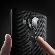 Pellicola in vetro temperato per obiettivo della fotocamera posteriore da 0,2 mm 9H 2.5D per LG V10