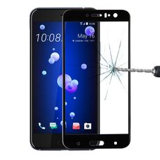 Proteggi schermo in vetro temperato con durezza superficiale 9H per HTC U11 0,33 mm (nero)