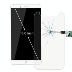 6,0 pollici Cellulare 0,26 mm 9H Durezza superficiale Pellicola proteggi schermo in vetro temperato a prova di esplosione 2.5D
