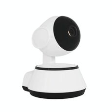 YT001 Obiettivo da 3,6 mm Telecamera IP a cupola a infrarossi wireless WiFi da 1,0 Megapixel, supporto rilevamento movimento, allarme e-mail e scheda TF, distanza IR: 10 m