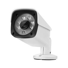 633W / IP POE (Power Over Ethernet) Telecamera IP 720P Telecamera di sorveglianza di sicurezza domestica per esterni, IP66 impermeabile, supporto per visione notturna e visualizzazione remota del telefono (bianco)
