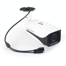 651eH2 / IP POE Zoom (Power Over Ethernet) 1080P H.265 HD Zoom ottico 4 x e obiettivo AF 2.8-12mm Telecamera di sorveglianza interna resistente alle intemperie IP66, supporto per visione notturna IR (bianco)