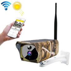 VESAFE VS-Y4 Maple Leaf Pattern 1080P HD Batteria Telecamera IP WiFi solare, supporto rilevamento movimento PIR e visione notturna a infrarossi e scheda TF (64 GB max)