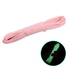 20 m 9-Core Nylon + Poliestere Full-light Outdoor Tenda da campeggio Rescue Corda da arrampicata fluorescente in bundle (rosa)