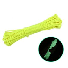 20 m 9-Core Nylon + Poliestere Full-light Outdoor Tenda da campeggio Rescue Corda da arrampicata fluorescente in bundle (giallo)