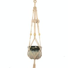 S001 Tipo Macrame Vasi da fiori appesi Decorazione per interni Supporto per piante da fioriera per fioriera da appendere per esterni