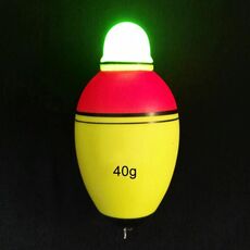 2 PCS Attrezzatura da pesca Galleggiante elettronico per luce notturna Galleggiante luminoso Bobber