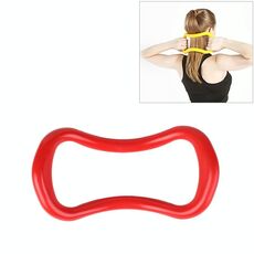 Smooth Yoga Pilates Magic Circle Fascia Stretching Training Ring (Rose Red)