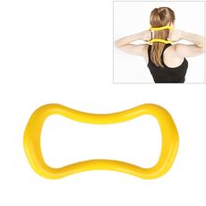 Smooth Yoga Pilates Magic Circle Fascia Stretching Training Ring (Giallo)