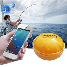 Rilevatore di pesci Bluetooth Sensore ecoscandaglio 125KHz 0,6-36m Localizzatore di profondità Allarme cercatore di pesci per telefoni cellulari iOS e Android