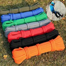 Arrampicata su roccia per esterni Accessori per escursionismo Corda di sicurezza con cavo ausiliario ad alta resistenza, diametro: 8 mm, lunghezza: 10 m, colore casuale