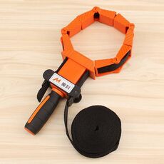 4 metri di clip per benda in nylon materiale puro Clip multifunzione Tipo di clip Morsetto per utensili per la lavorazione del legno ad angolo multilaterale
