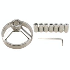 Guida per trapano 9 in 1 Maschera per fori tascabili verticali 5/6/7/8/9/10 / 12mm Localizzatore di fori per punte da trapano Kit per maschere per la lavorazione del legno in acciaio inossidabile