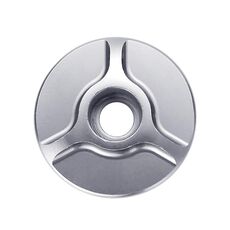 1 paio di tappi per cuffie per bici in alluminio CNC per bicicletta C16 (argento)