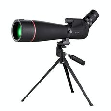 HTK-72 Telescopio monoculare zoom per visione notturna ad alta definizione 20x-60x per birdwatching da campeggio all'aperto con treppiede (nero)