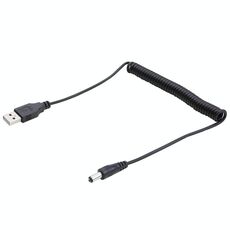 Cavo a spirale da 1,5 m da USB a CC 5,5 mm