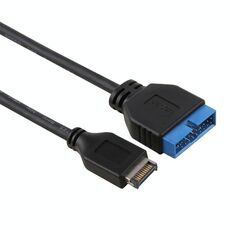 Cavo di espansione maschio da 30 cm da USB 3.1 Type-E a USB 3.0 a 19 pin