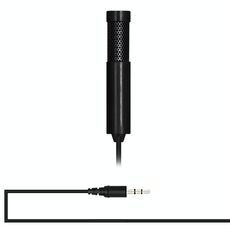 Yanmai SF555 Mini microfono professionale per registrazione a condensatore da studio con jack da 3,5 mm, lunghezza cavo: 1,5 m, Compatibile con PC e Mac per Live Broadcast Show, KTV, ecc. (Nero)