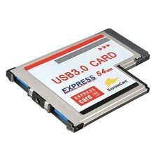 Scheda Express con slot PCI 54 mm a 2 porte USB 3.0 5 Gbps per laptop / notebook