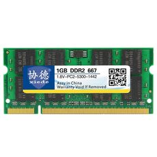 XIEDE X024 DDR2 667 MHz 1 GB Modulo RAM di memoria di compatibilità generale completa per laptop