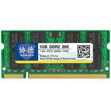 XIEDE X026 DDR2 800 MHz 1 GB Modulo RAM di memoria di compatibilità generale completa per laptop