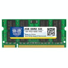 XIEDE X029 DDR2 533 MHz 2 GB Modulo RAM di memoria di compatibilità generale completa per laptop