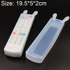 5 PC Coniglio Design Lunga Aria Condizionata / TV / Smart TV Box Telecomando Copertura protettiva in silicone antipolvere impermeabile, Dimensioni: 19,5 * 5 * 2 cm