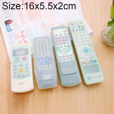 Copertura protettiva in silicone per telecomando con telecomando per aria condizionata, design lungo 5 pezzi, dimensioni: 16 * 5,5 * 2 cm