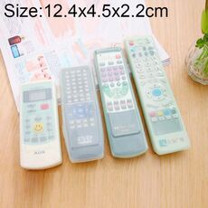 5 PCS Copertura protettiva in silicone per telecomando per aria condizionata dal design corto, dimensioni: 12,4 * 4,5 * 2,2 cm