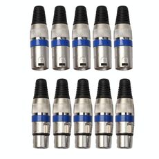Connettore presa XLR a 5 coppie maschio + femmina Jack Mic Jack