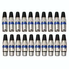 Connettore presa XLR a 10 coppie maschio + femmina Jack Mic Jack