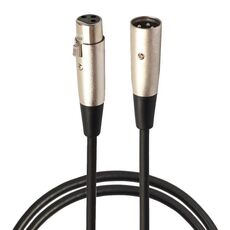 Cavo audio per microfono da 1 m a 3 pin da XLR maschio a XLR femmina