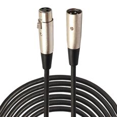 Cavo audio per microfono da 10 m a 3 pin da XLR maschio a XLR femmina