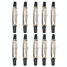 10 coppie di connettori XLR a 3 pin maschio + femmina jack per microfono