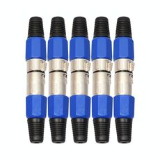 Connettore audio con presa jack a 3 pin XLR maschio femmina in metallo a 5 coppie