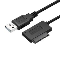 Indicatore adattatore cavo SATA slimline da USB 2.0 professionale a 7 + 6 pin