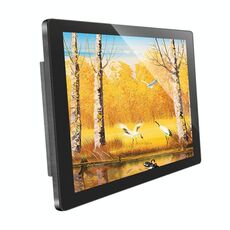 Cornice fotografica digitale con display IPS da 14 pollici, RK3188 Quad Core Cortex A9 fino a 1,6 GHz, Android 5.1, 1 GB + 16 GB, supporto WiFi e Bluetooth, scheda SD e jack da 3,5 mm