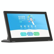 Cornice fotografica digitale con display IPS da 15,6 pollici, Cortex A17 quad-core RK3288 fino a 1,5 GHz, Android 8.1, 2 GB + 16 GB, supporto WiFi e Ethernet e Bluetooth, HDMI e scheda TF e jack da 3,5 mm (nero)