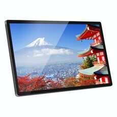 Cornice per foto digitale con display LCD da 32 pollici, RK3288 Quad Core Cortex A17 fino a 1,8 GHz, Android 8.1, 2 GB + 16 GB, supporto WiFi, Ethernet, Bluetooth, scheda SD e jack da 3,5 mm
