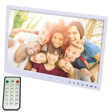 Telaio fotografica digitale display a LED da 15.0 pollici con supporto / telecomando, ALLWINNER, supporta supporto USB / SD in ingresso / OTG (bianco)