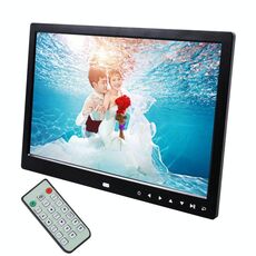 Telaio fotografica digitale del display a LED da 13,0 pollici con supporto / telecomando, Allwinner, supporta supporto USB / SD in ingresso / OTG (nero)
